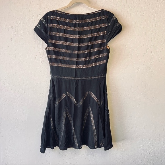 Free People Elle Mini Gothic Witchy Halloween Mini Dress 8 - Picture 6 of 11